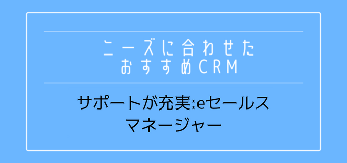 eセールスマネージャー