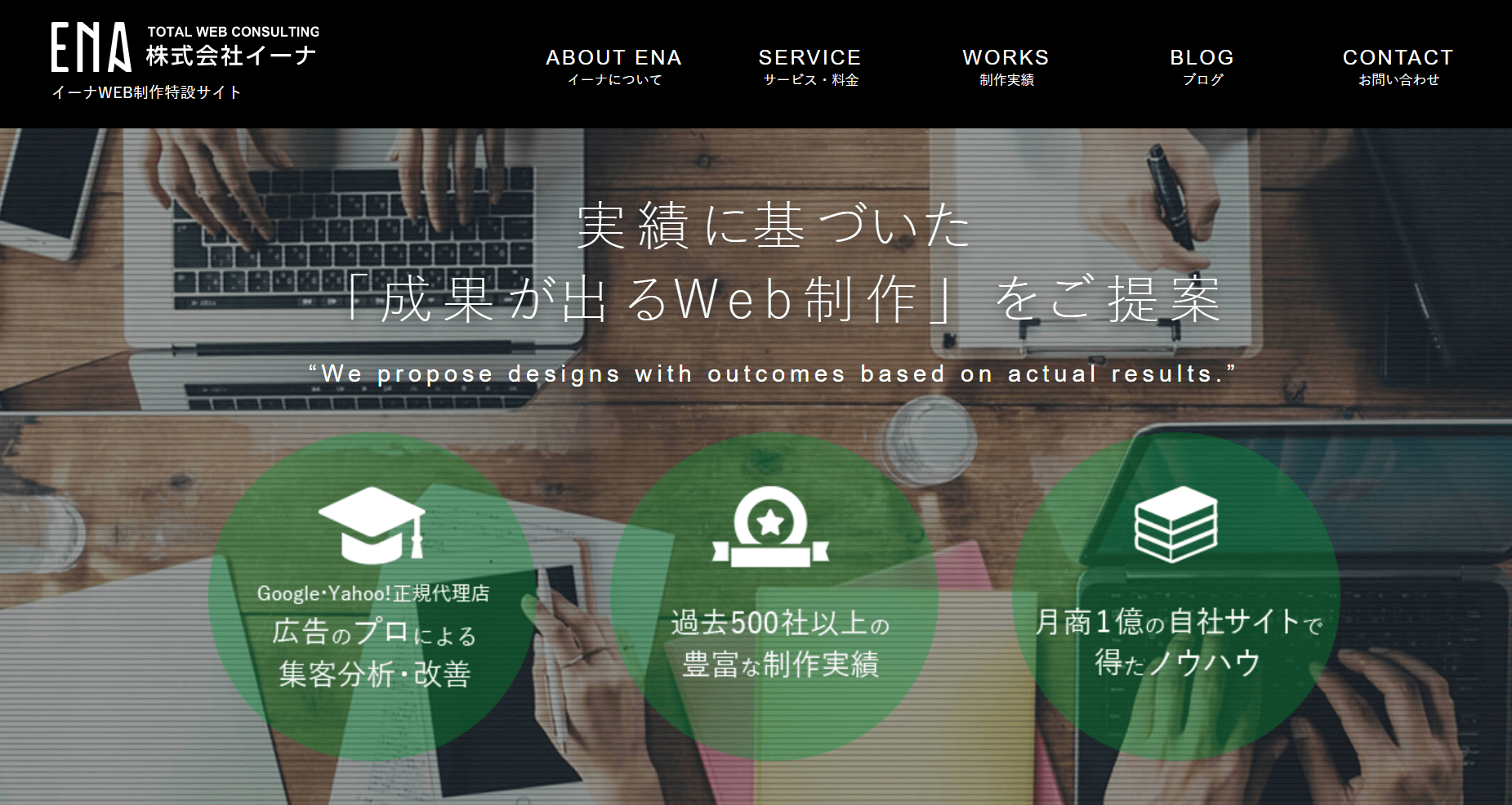 Web制作会社_大阪_Web制作会社おすすめ_株式会社イーナ