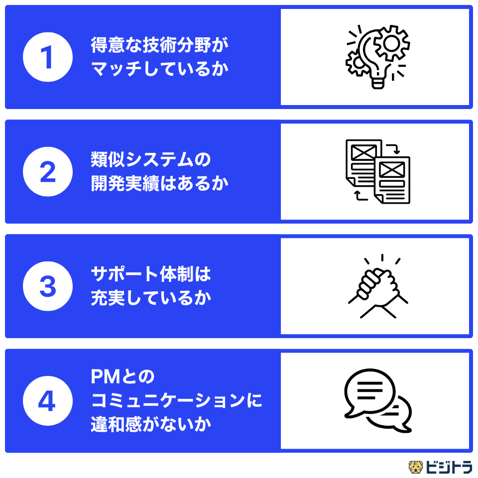 アプリ開発会社の選び方のポイント