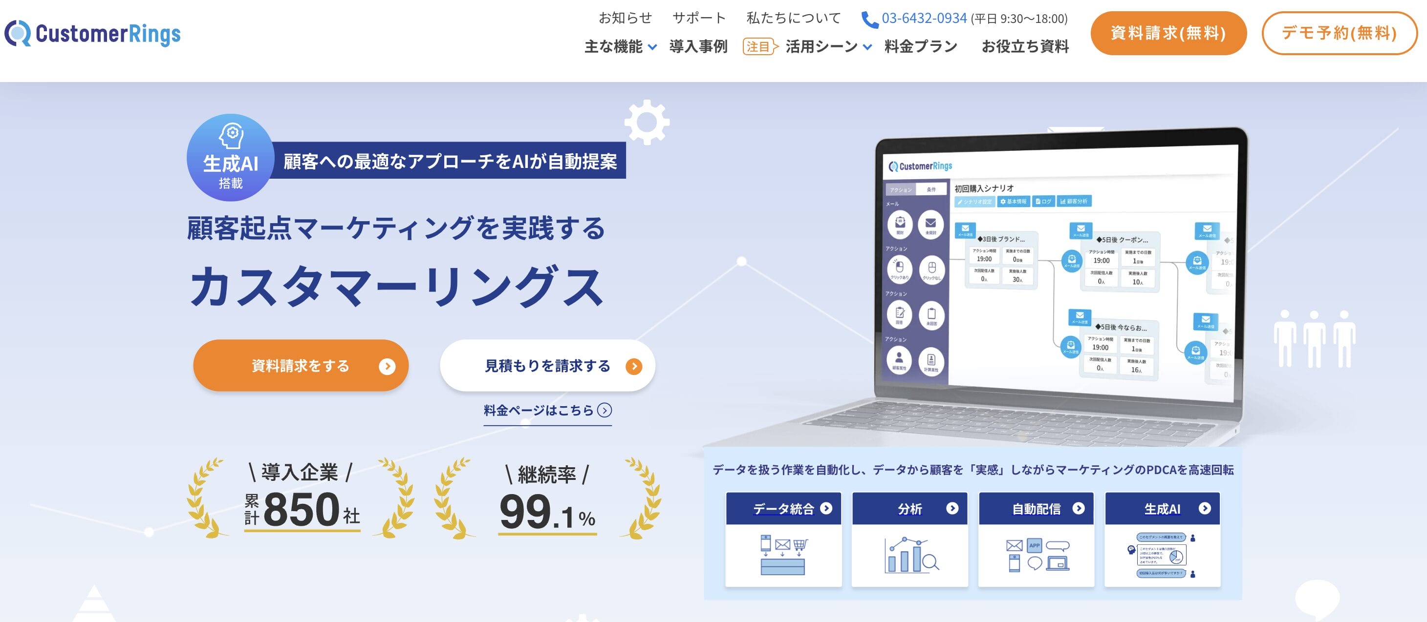 CustomerRingsの公式サイト